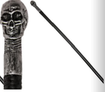 Silver Skull Cane/Scepter