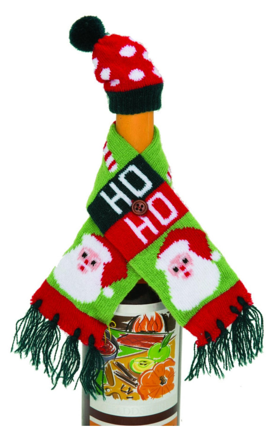 Christmas Wine Bottle Decoration Set