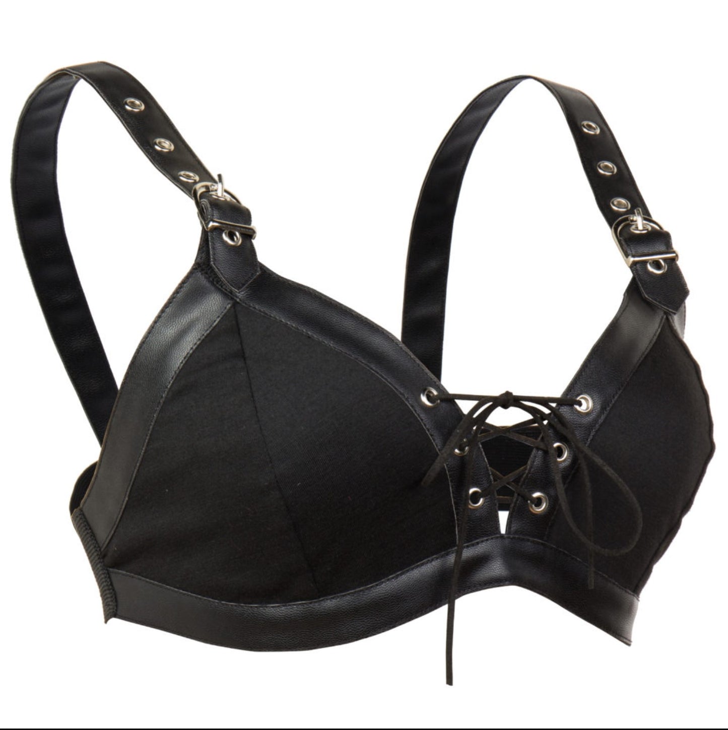 Black Grommet Bralette
