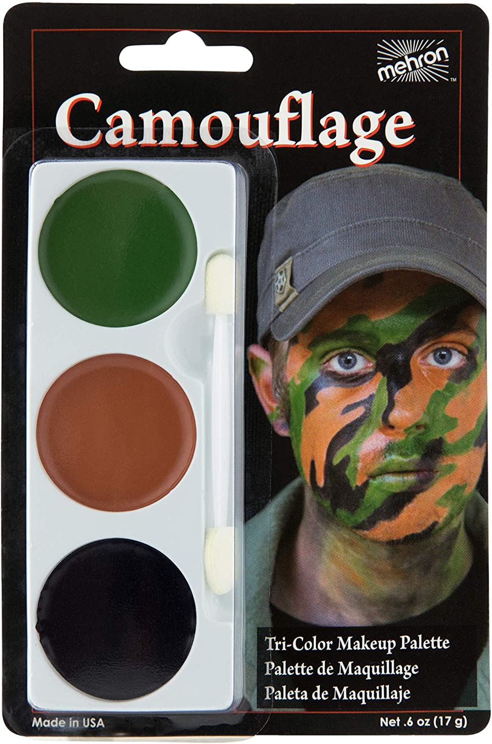 Tri-Color Makeup Palettte