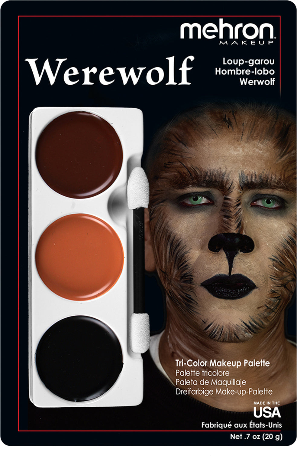 Tri-Color Makeup Palettte