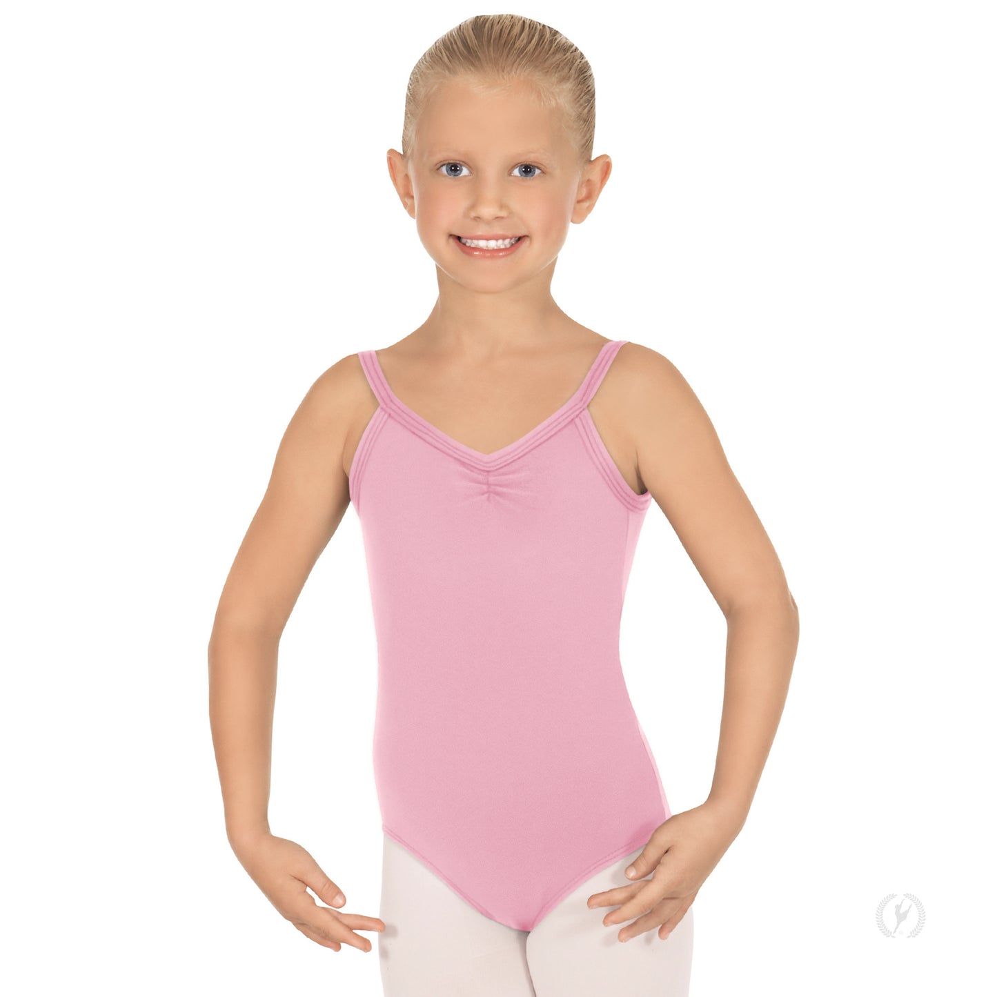 Pinch Front Camisole Leotard with Tactel® Microfiber