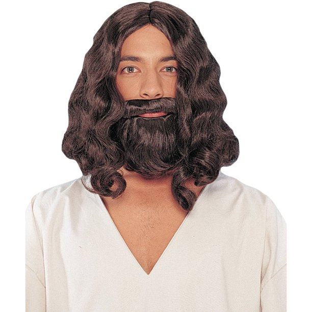 Biblical Beard & Wig Set