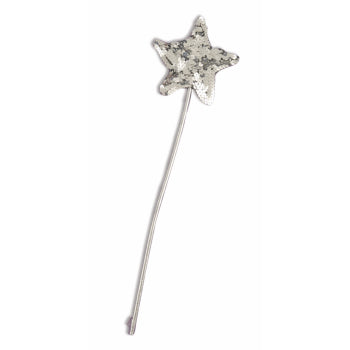 Sequin Star Wand Silver