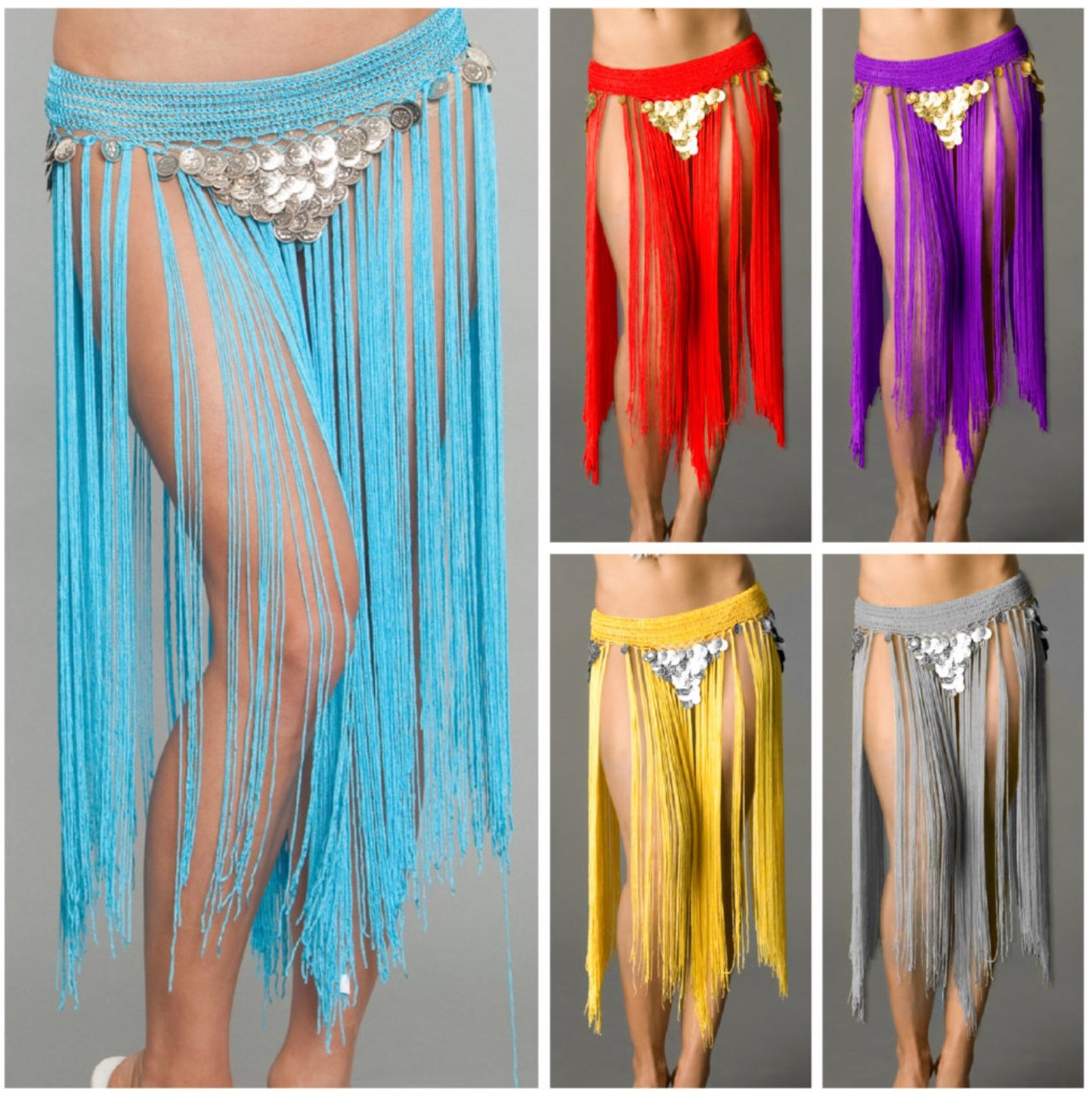 Gypsy Belt w/Fringe and Coin