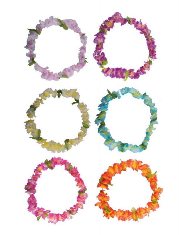 Lei Flower and Leaves