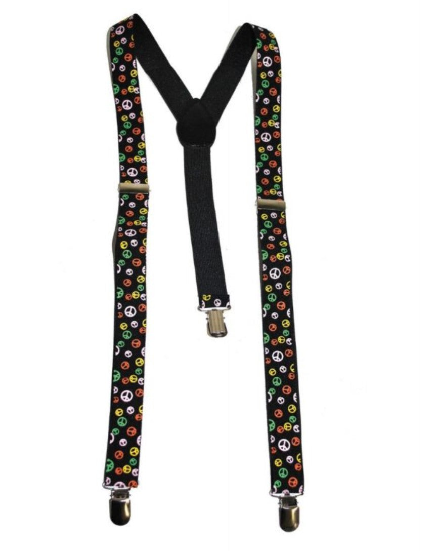 Peace Sign Suspenders