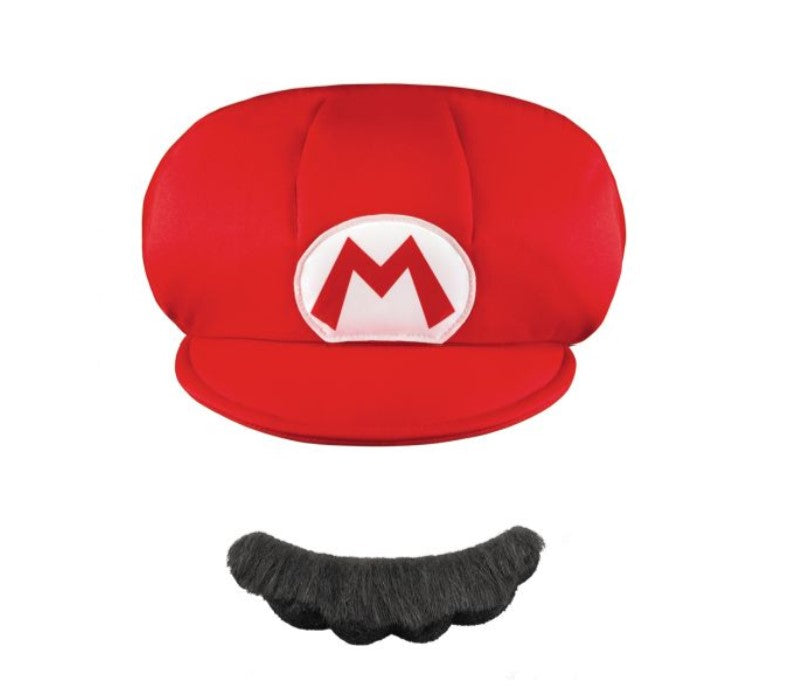 Mario Child Hat & Mustache