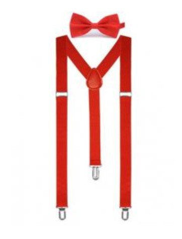 Suspenders & Bow Tie
