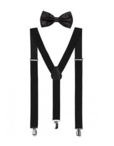 Suspenders & Bow Tie