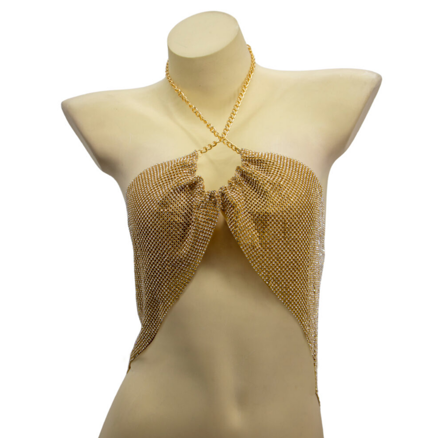 Rhinestone Halter Top Lining
