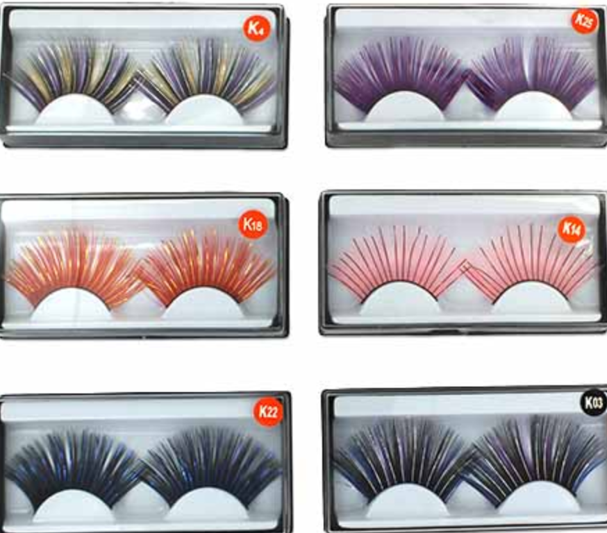 Beautiful Eyelashes Assorted Colors