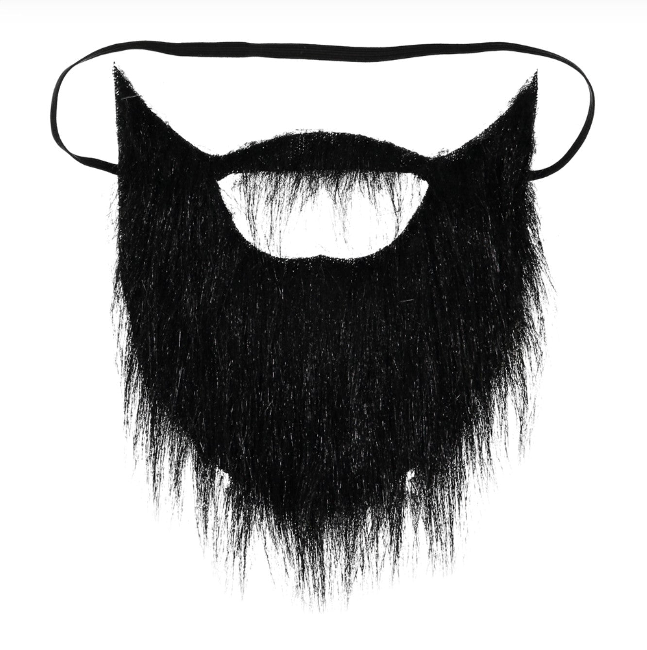 Beard with elastic