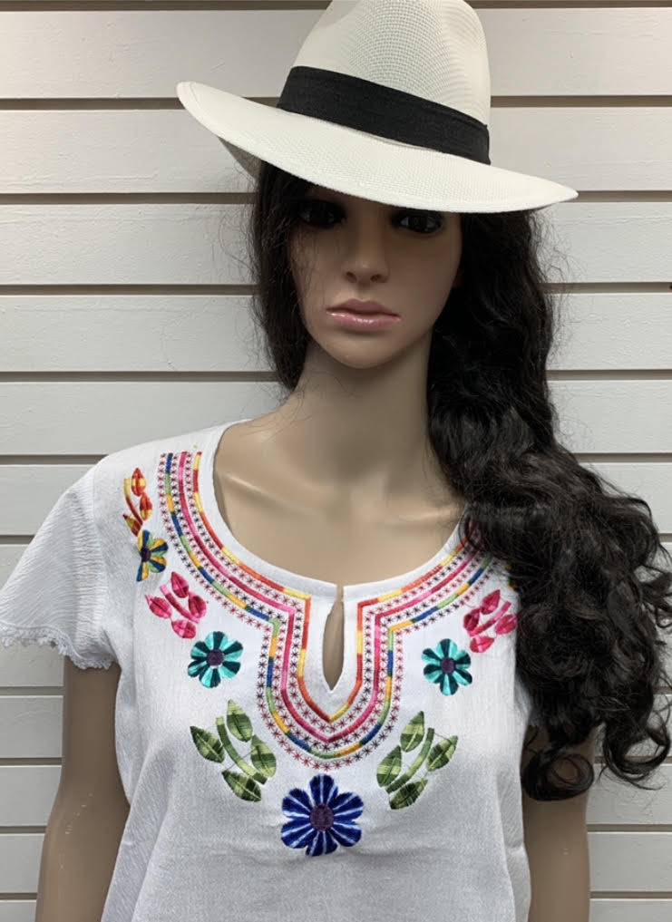 Blusa Cuello Floral