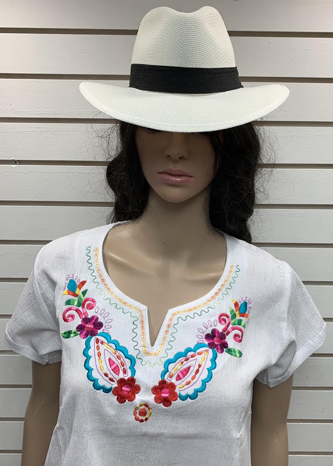 Blusa Cuello Floral