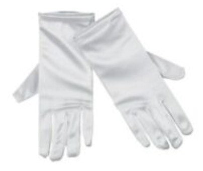 Short Child Satin Gloves