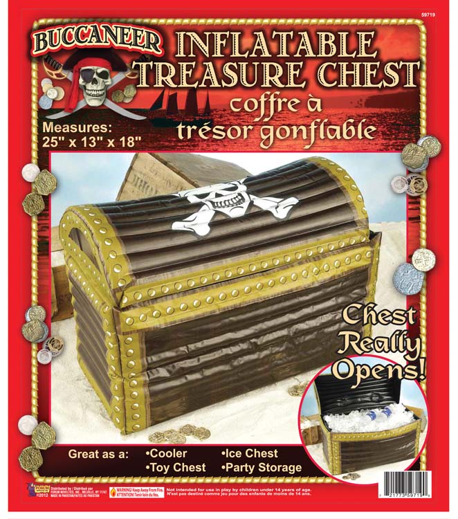 Inflatable Treasure Chest