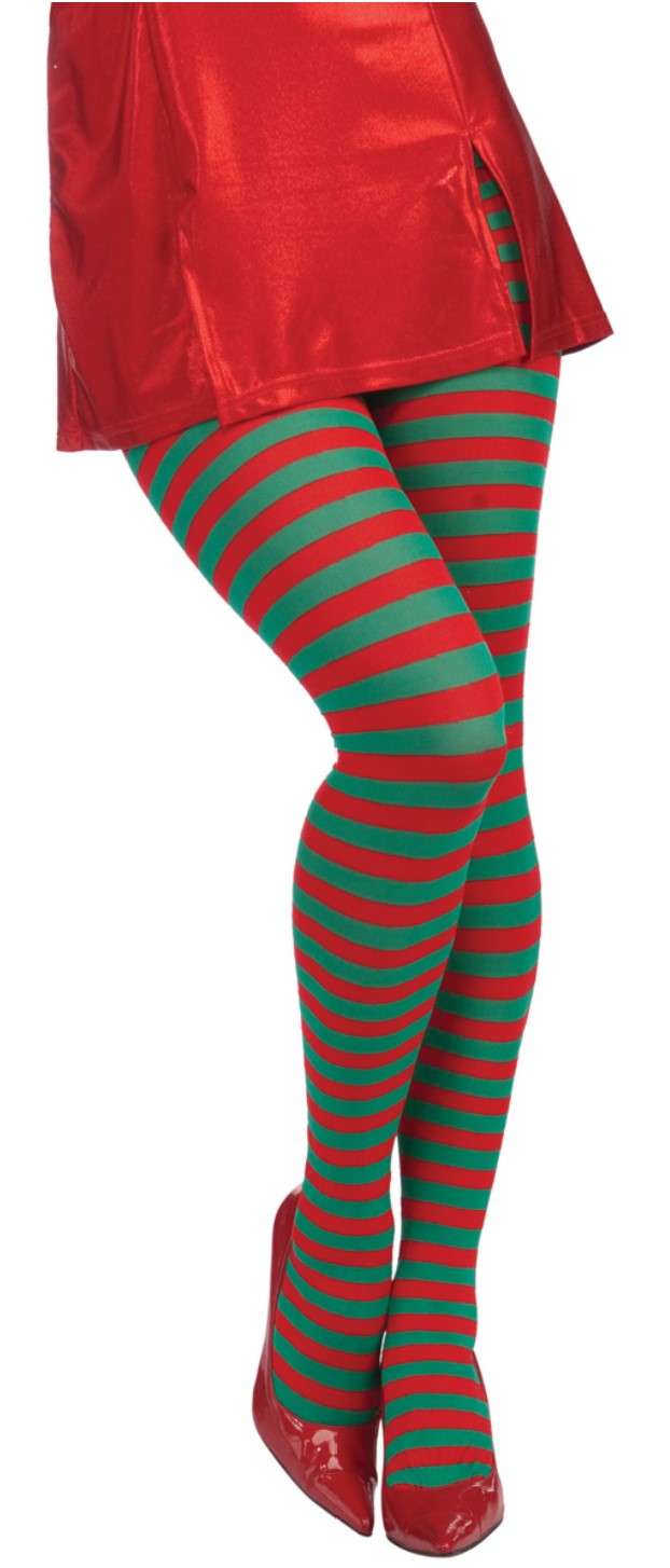Christmas Striped Tights