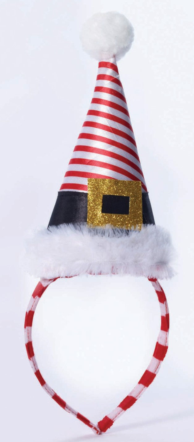 Mini Striped Santa Hat On HDBD