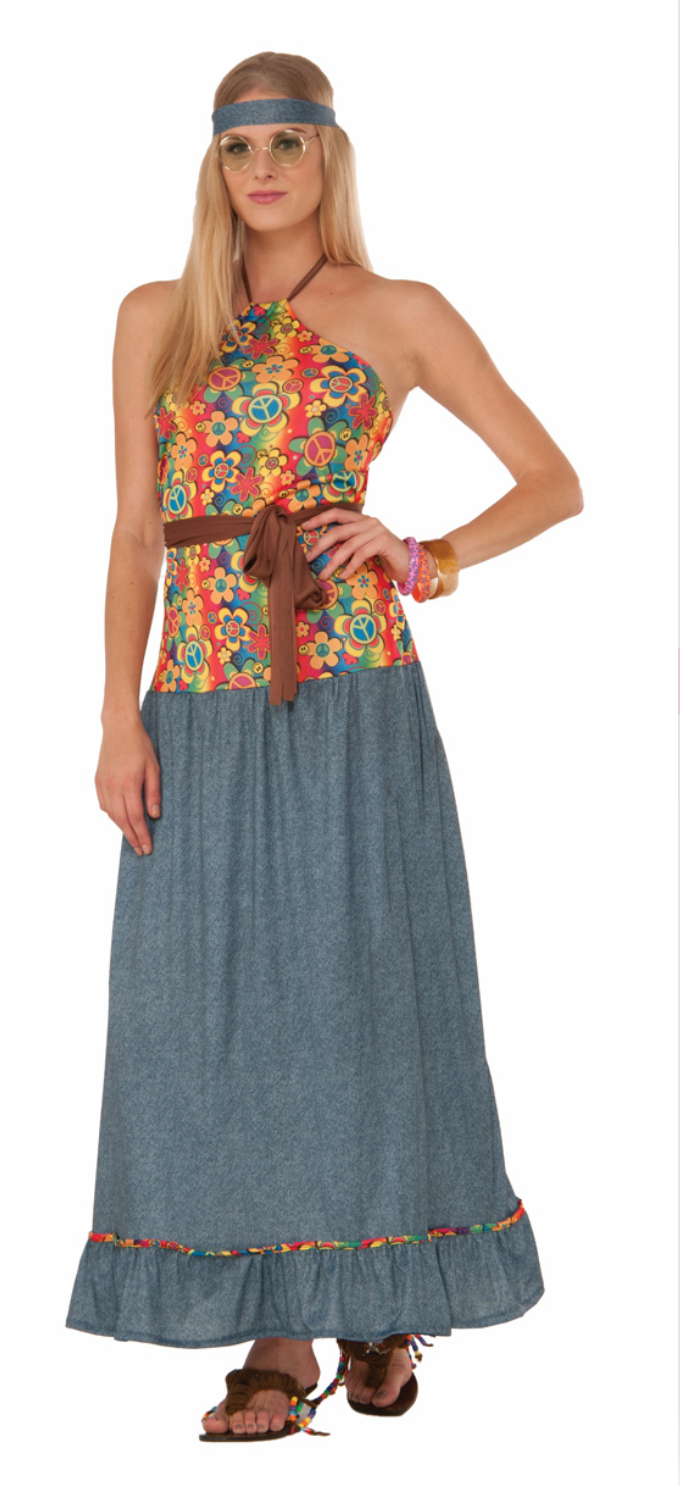 Hippie Groovy Girl AD.