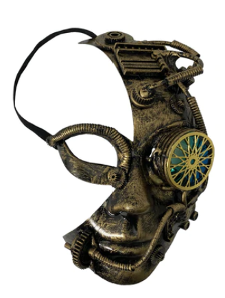 Steampunk Half Side Mask