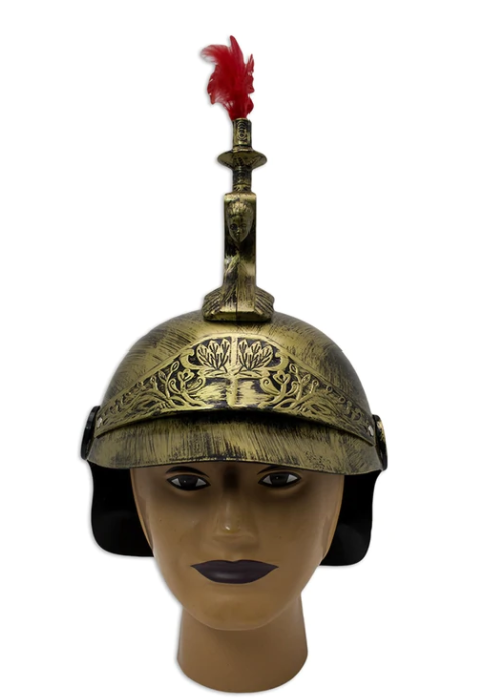 Roman Royal Guard Feather Helmet