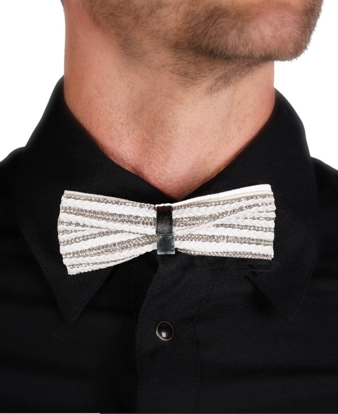 Rhinestone Bow Tie