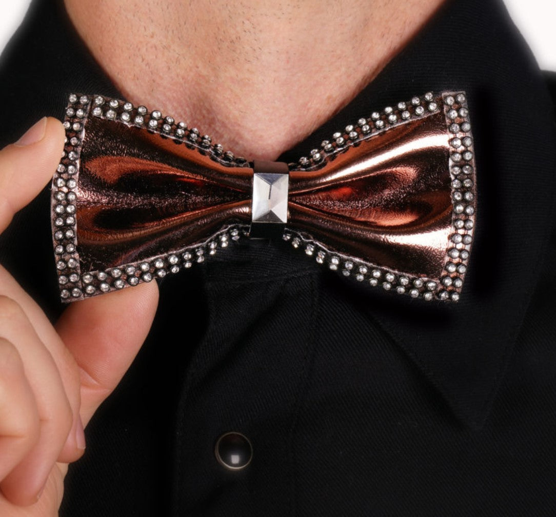 Rhinestone Bow Tie