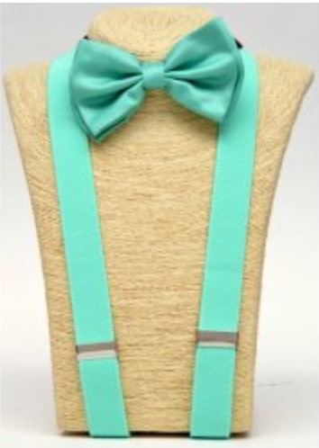 Bow tie & Suspender Set