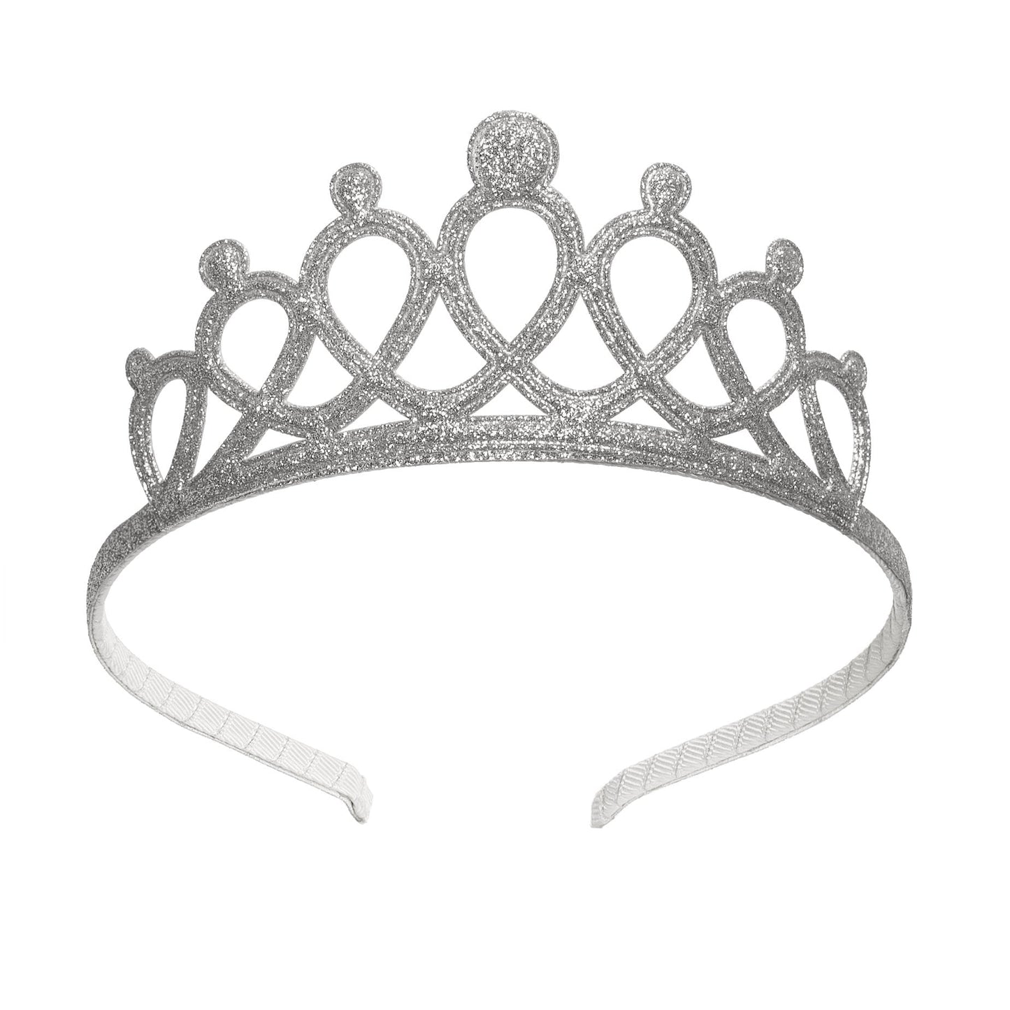 Silver Glitter Tiara