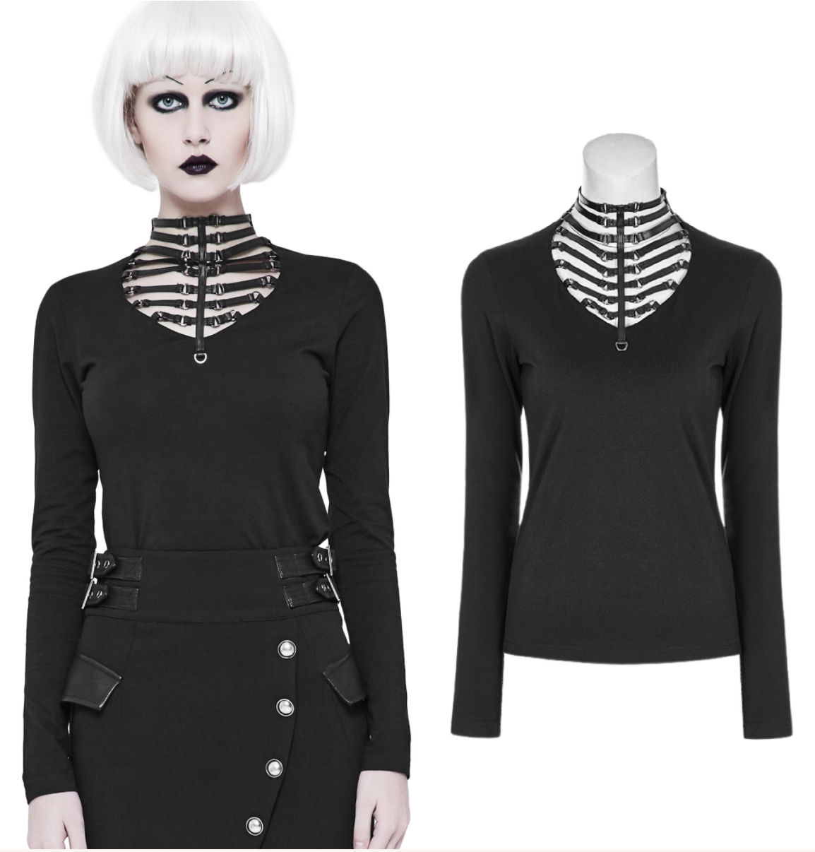 Punk Hallow Knitted T-Shirt