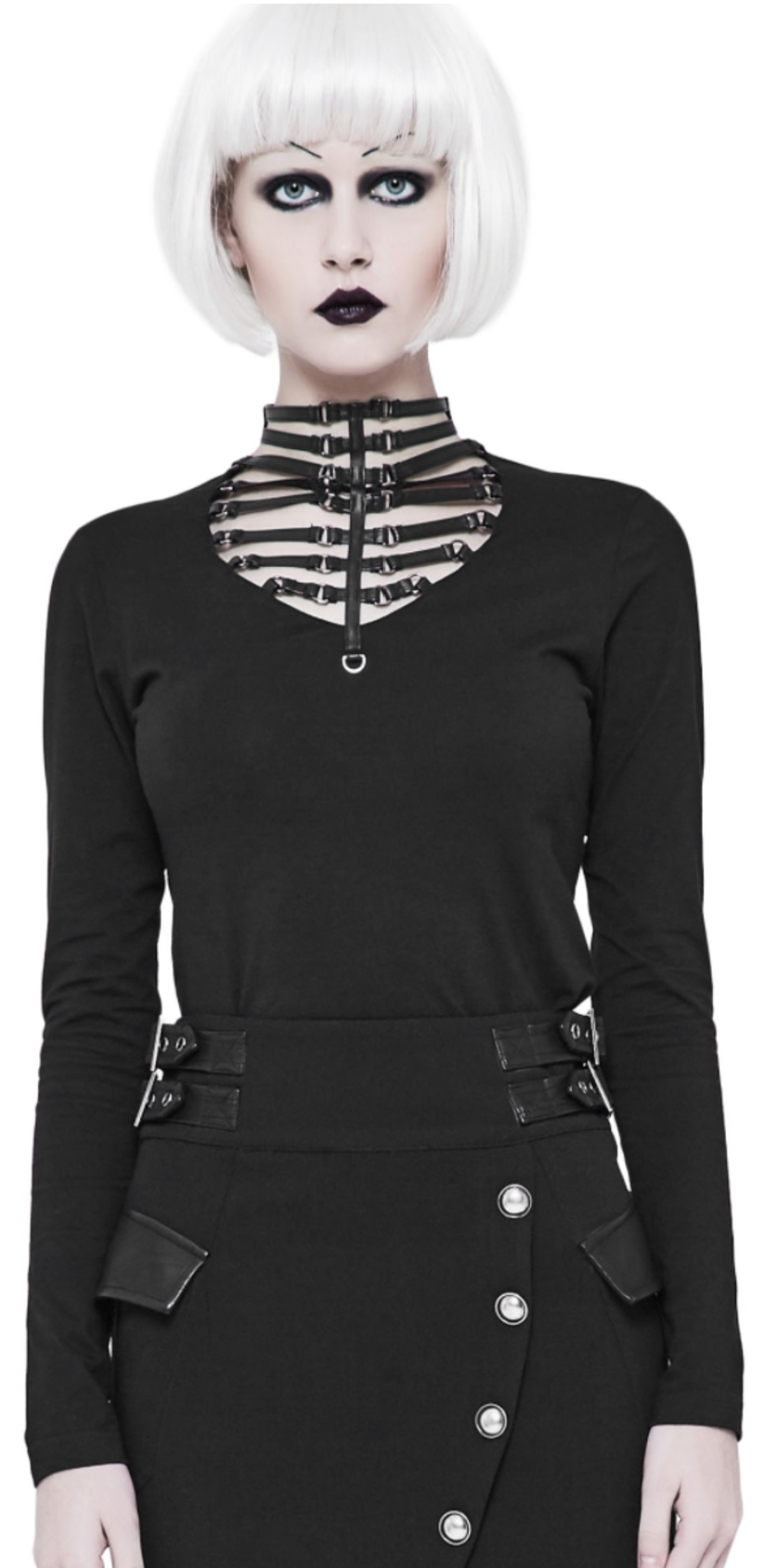 Punk Hallow Knitted T-Shirt