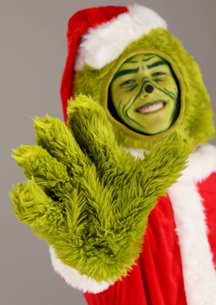 The Grinch Adult Santa Open Face