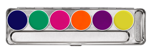 UV-Dayglow Effect Color Palette 6 Colors