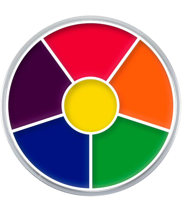 Cream Color Circle UV-Dayglow