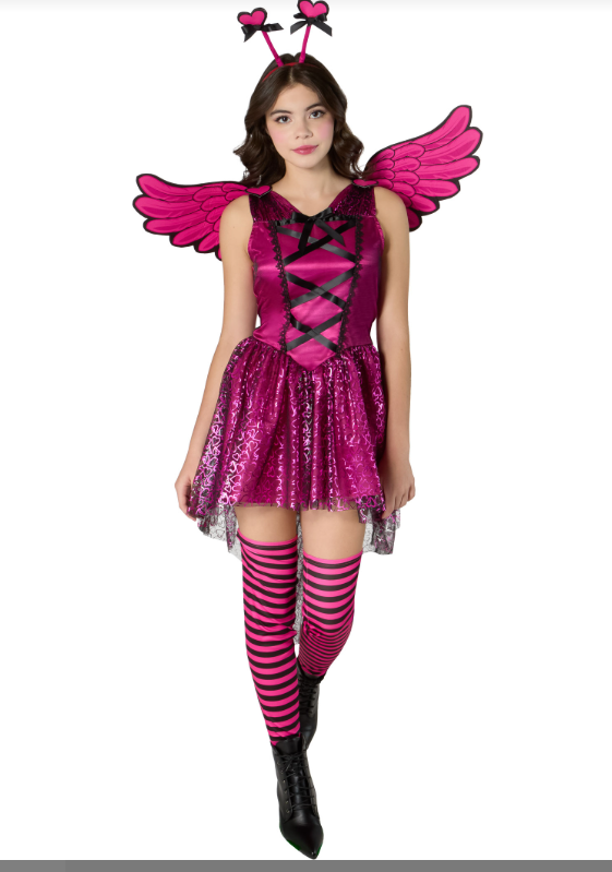 Hot Pink Cupid Tween Costume