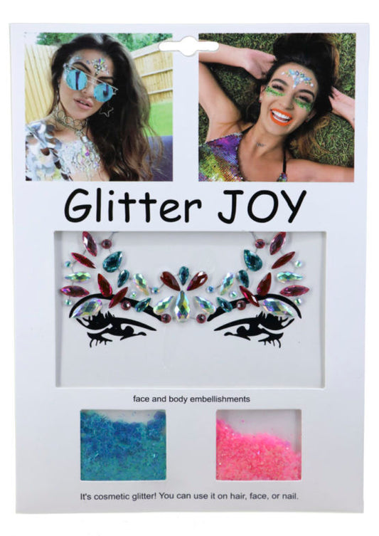 Face Jewels – Multi with Glitter