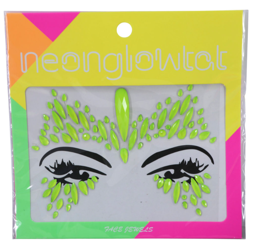 Neon Face Jewels