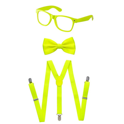 Suspenders, Bowtie and Sunglasses Set