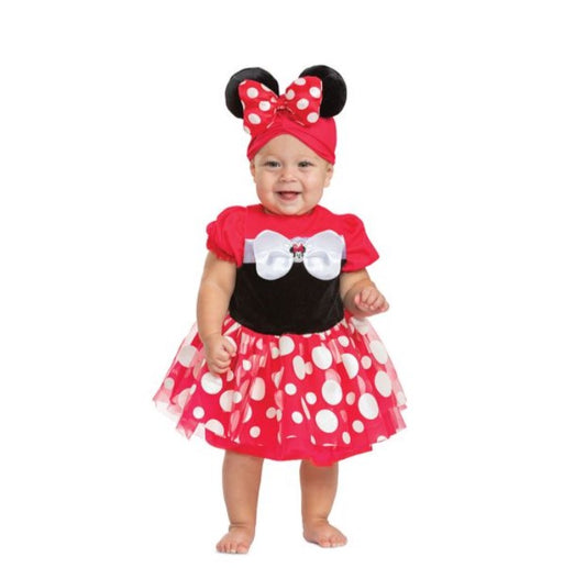 Minnie Mouse Red Posh Infant