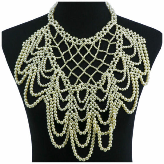 Pearl Net Choker