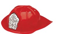 Plastic Fire Chief Hat