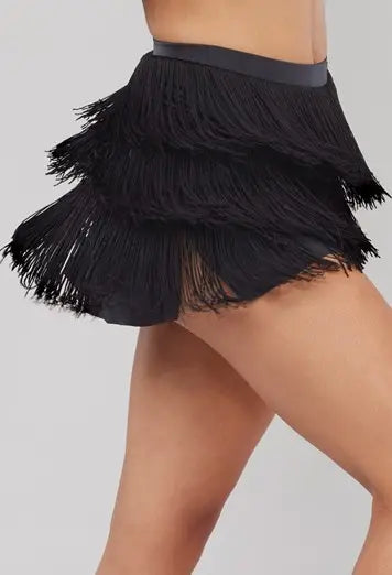 Tiered Fringe Skirt