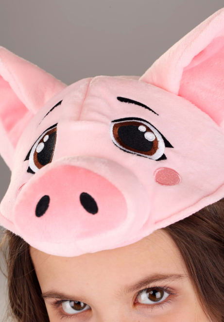 Soft Pig Headband & Tail Accessory Kit