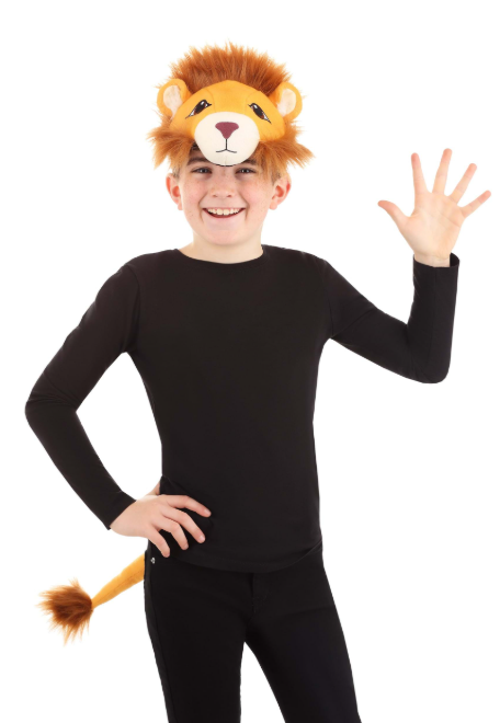 Lion Plush Headband & Tail Kit
