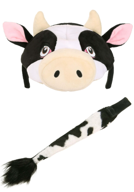 Cow Soft Headband & Tail Kit