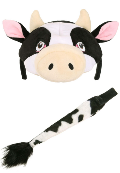 Cow Soft Headband & Tail Kit