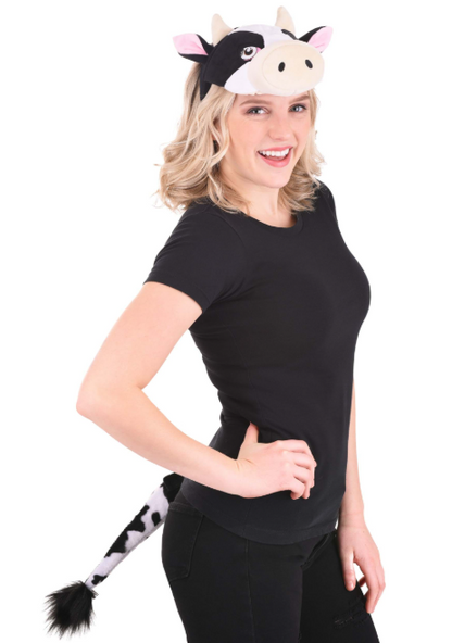 Cow Soft Headband & Tail Kit