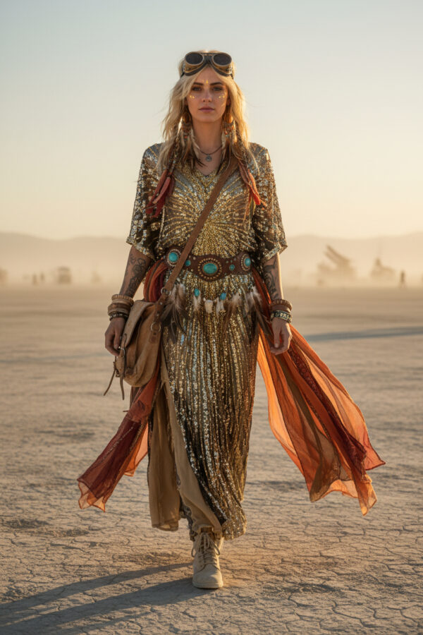 Cleopatra Gold Kaftan