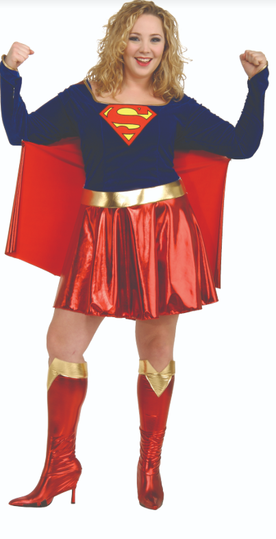 Supergirl Adult Costume - Plus